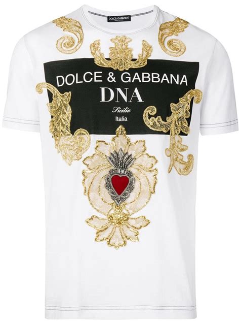 dolce gabbana weißes t shirt|dolce and gabbana dress shirt.